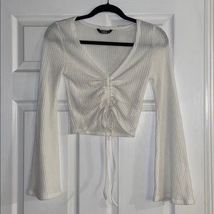 Shein long sleeve crop top